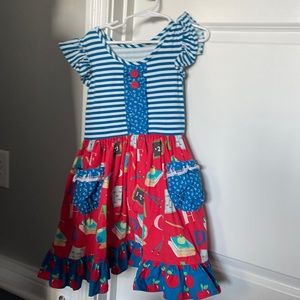 Eleanor Rose Back to School dress size 6/7